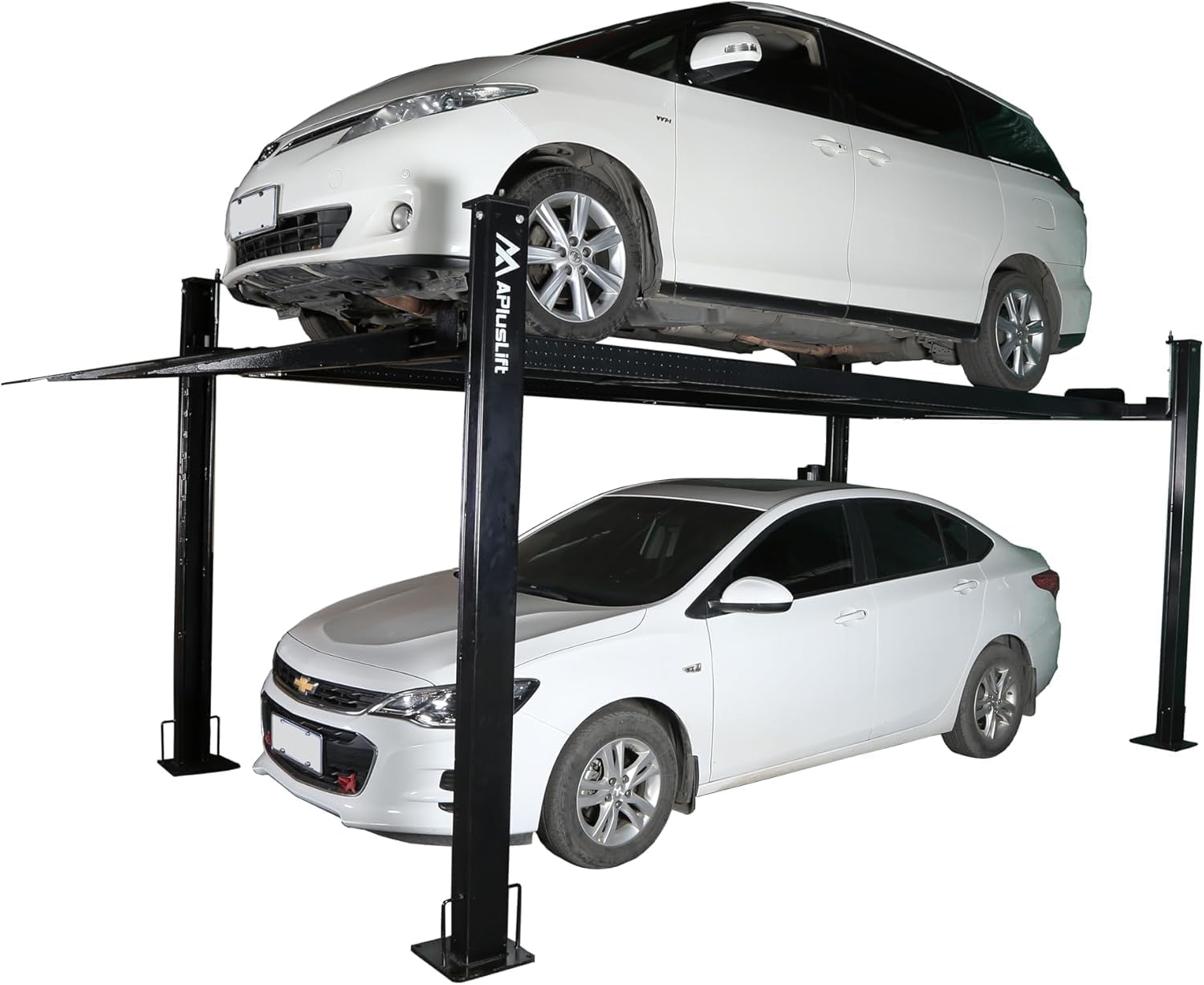 APlusLift HW-8S 8000LB 4-Post Portable Storage Service Car Lift - Image 7