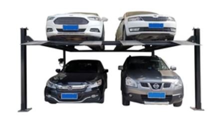 APlusLift 9,000LB 4-Post Double Deck Parking Storage Car Lift – HW-9KDP