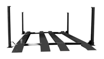 APlusLift 9,000LB 4-Post Double Deck Parking Storage Car Lift – HW-9KDP - Image 4