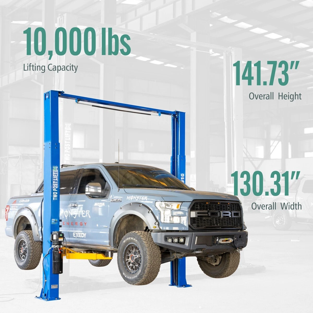 10000 lbs car lift l1100 2 post overhead car auto truck hoist 220v or 110v - Image 9